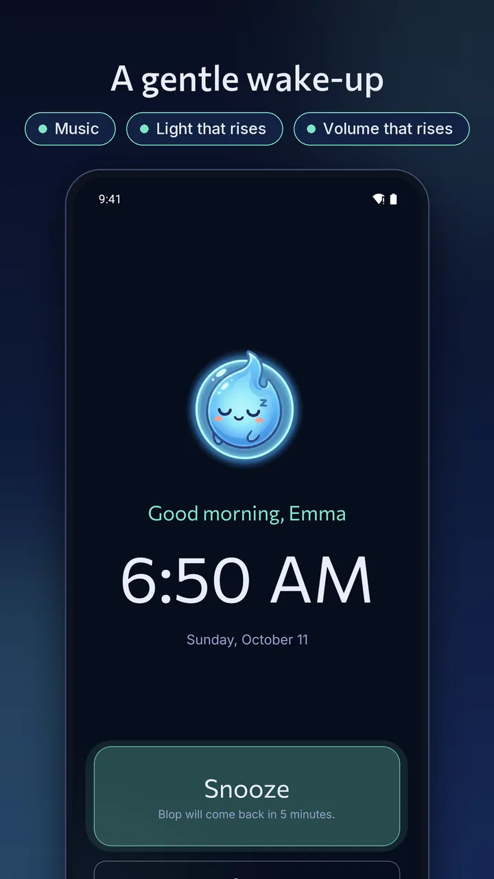 A gentle wake-up