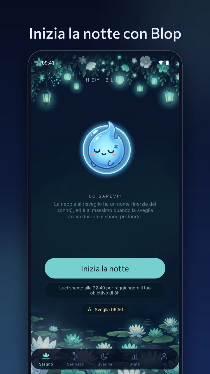 Inizia la notte con Blop