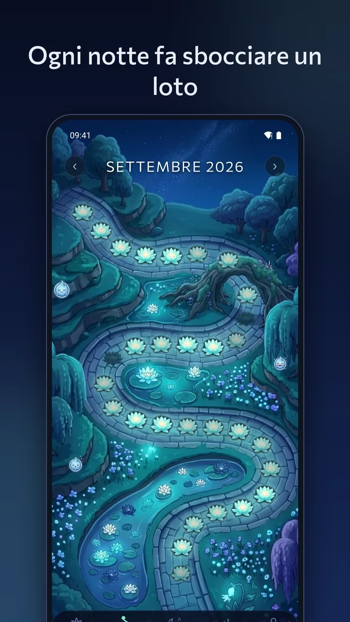 Ogni notte fa sbocciare un loto
